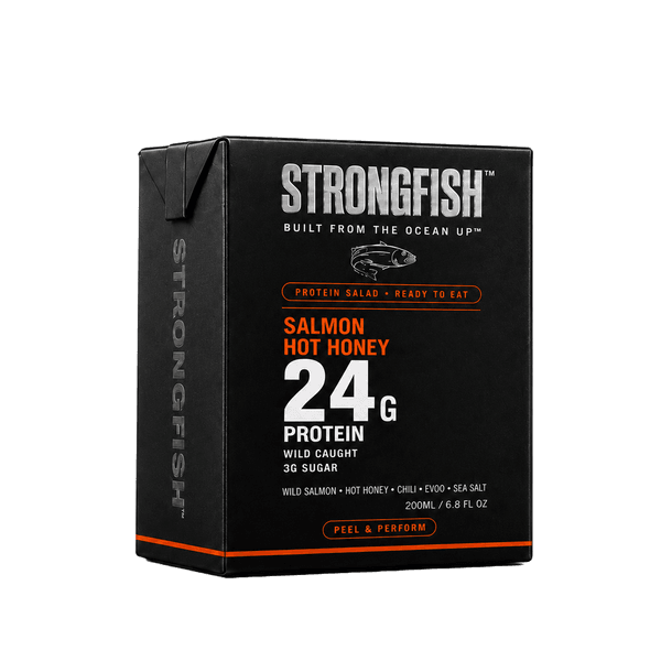 Salmon, Hot Honey carton — 24G wild protein